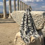 Mijölnir Lalezar Toalla de Playa Fouta Negro y Beige
